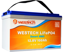 Lithiumbatterie Westech LiFePO4 Smart BMS 12,8V