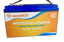 Lithiumbatterie Westech LiFePO4 Smart BMS 12,8V Bluetooth