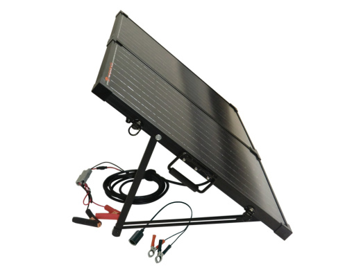 WT Solarkoffer Mono 130Wp mit USB Anschluss und Laderegler 10A