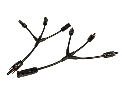 Westech - C4 - 3-fach Verteiler Set Kabel MC4 kompatibel