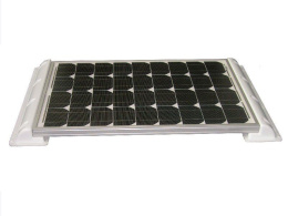 Solarmodul Haltespoiler wei&szlig; 68cm f&uuml;r Wohnwagen, Wohnmobil, Gartenhaus, Boot