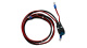 Batterie-Laderegler Verbindungskabel H07V-K rot-schwarz mit &Ouml;se, Aderendh&uuml;lse und Sicherung